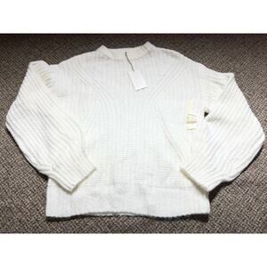 A New Day White Sweater, Women’s Small, Long-sleeve, NWT